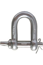 Cromox 3.85tonne Grade 60 Stainless Steel Dee Safety Shackle 