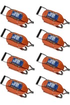 Spanset 50mm wide 5tonne Ratchet Strap 8mtr with Claw Hook (Box of 8)