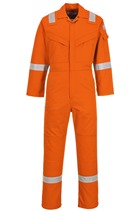 Portwest FR50 Orange Flame Resistant Anti-Static Coverall 350g