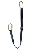 Safehold 1.2mtr Adjustable Restraint Lanyard with Captive Pin Double Lock Karabiners