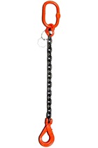 Special Offer 5.3tonne x 3mtr EWL Single Leg Chainsling, Adjustable & c/w Safety Hook