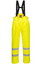 Portwest S780 Yellow Bizflame Rain Unlined Hi-Vis Antistatic FR Trousers