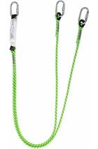 Twin-Leg "Y" Shock Absorbing Lanyard 1.5mtr c/w Karabiners