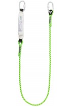 137kg Shock Absorbing Lanyard 2mtr c/w Karabiners