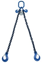 Yoke 9.4tonne G100 2-Leg Chainsling c/w Sling Hooks & Grab Hooks