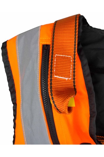 Special Offer Small High Visibility ORANGE Jacket Safety Harness ...