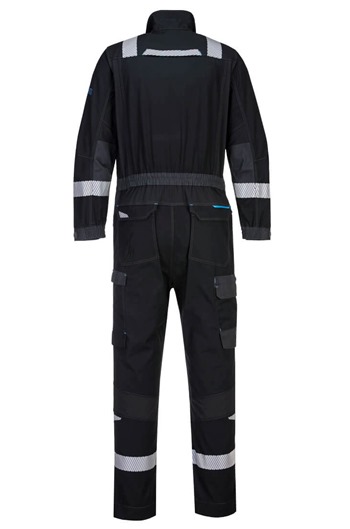 Portwest FR503 WX3 Flame Resistant Coverall (PW-FR503BKR ...