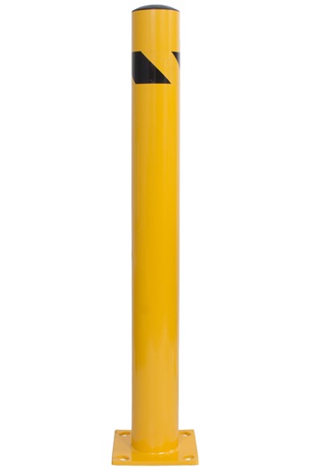 Yellow/Black Heavy Duty Safety Bollard (3SB42) - SafetyLiftinGear