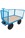 1tonne Heavy Duty Site Trolley c/w Pneumatic Tyres and Removable Mesh Sides